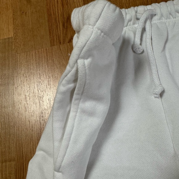 White H&M DIVIDED Straight Leg Sweatpants - Picture 3 of 6